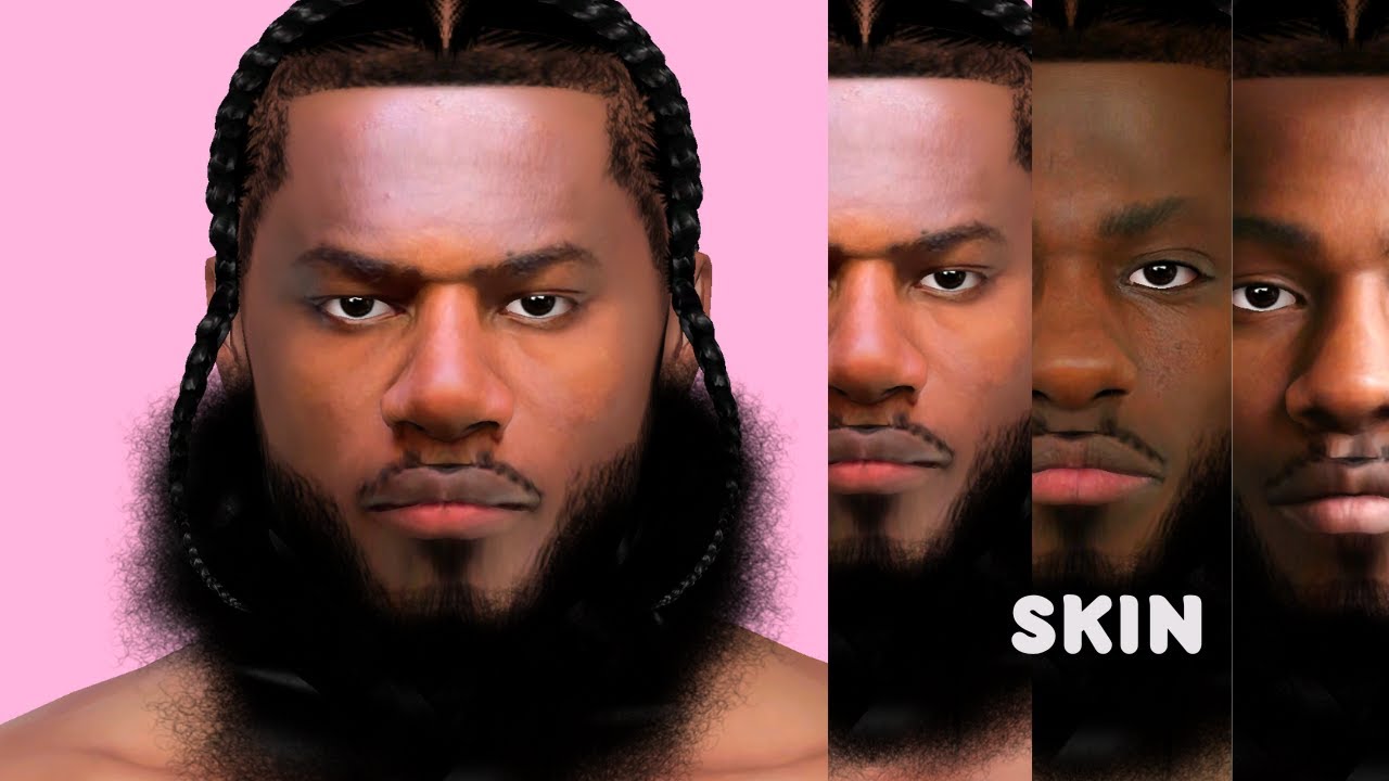 SIMS 4 | MALE LIP PRESETS , NOSE PRESETS , SKINS , NEW HAIR CC FOLDERS | MAZELEEEDASIMMER💅🏿