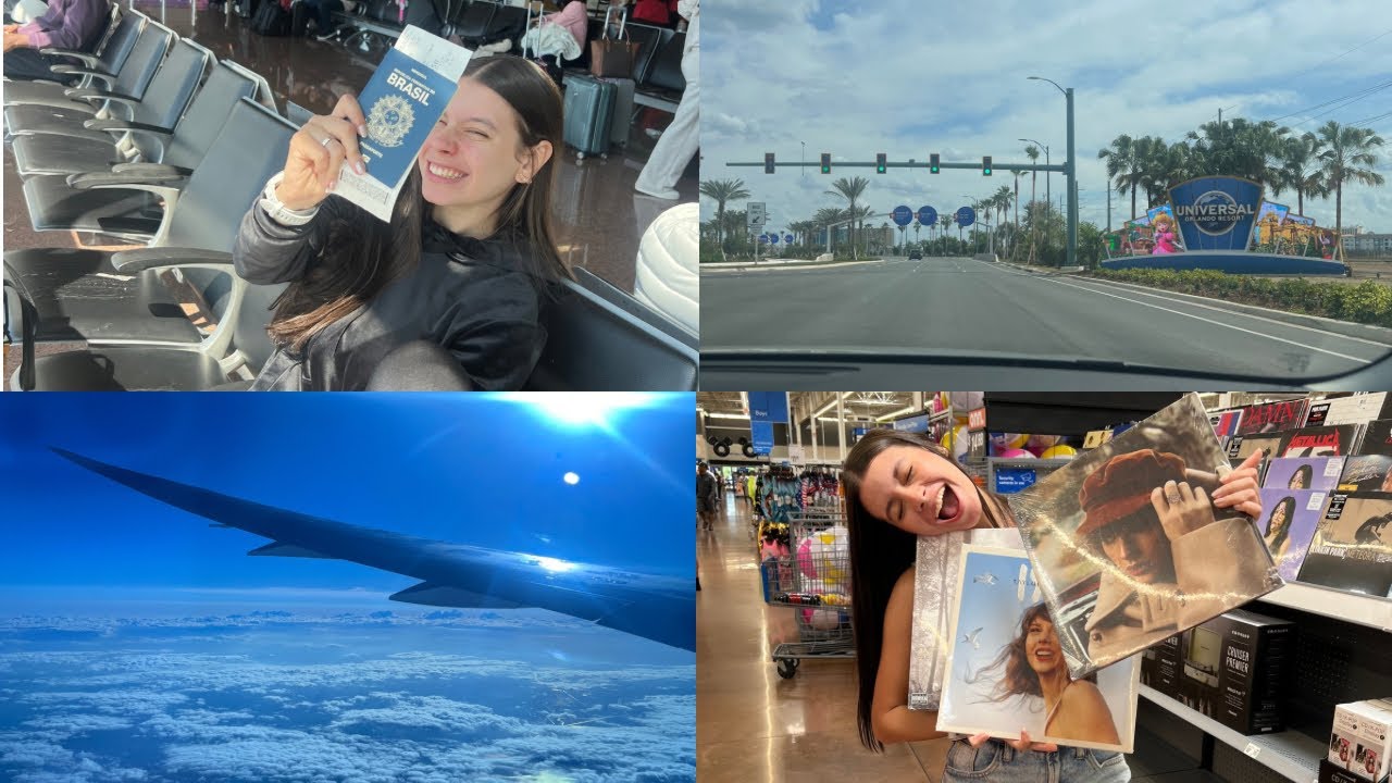 Orlando #1 Vlog chegando em Orlando + Comprinhas
