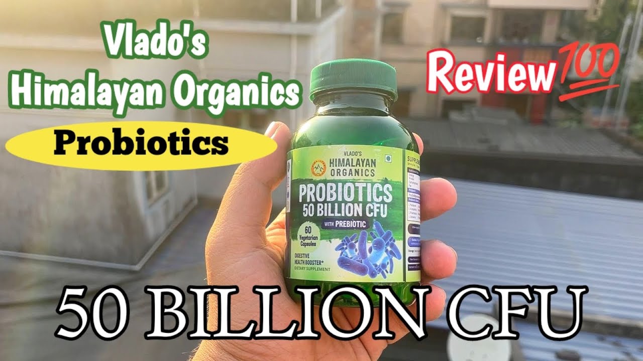 Unlock the Power of Gut Health with Vlado's Himalayan Organics' PROBIOTICS 50 billion CFU!