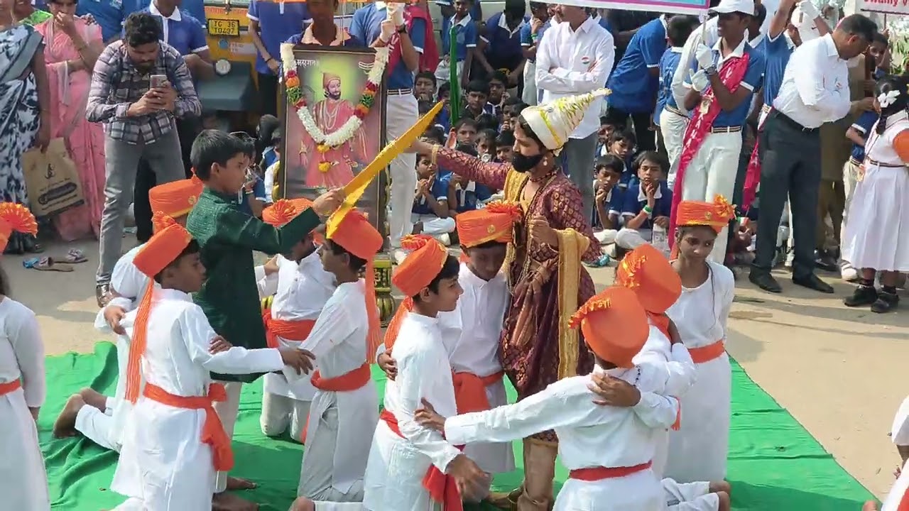 Dance Performance on Chthrapathi Shambaji by Vivekananda Vidyalayam Dubbak Students 