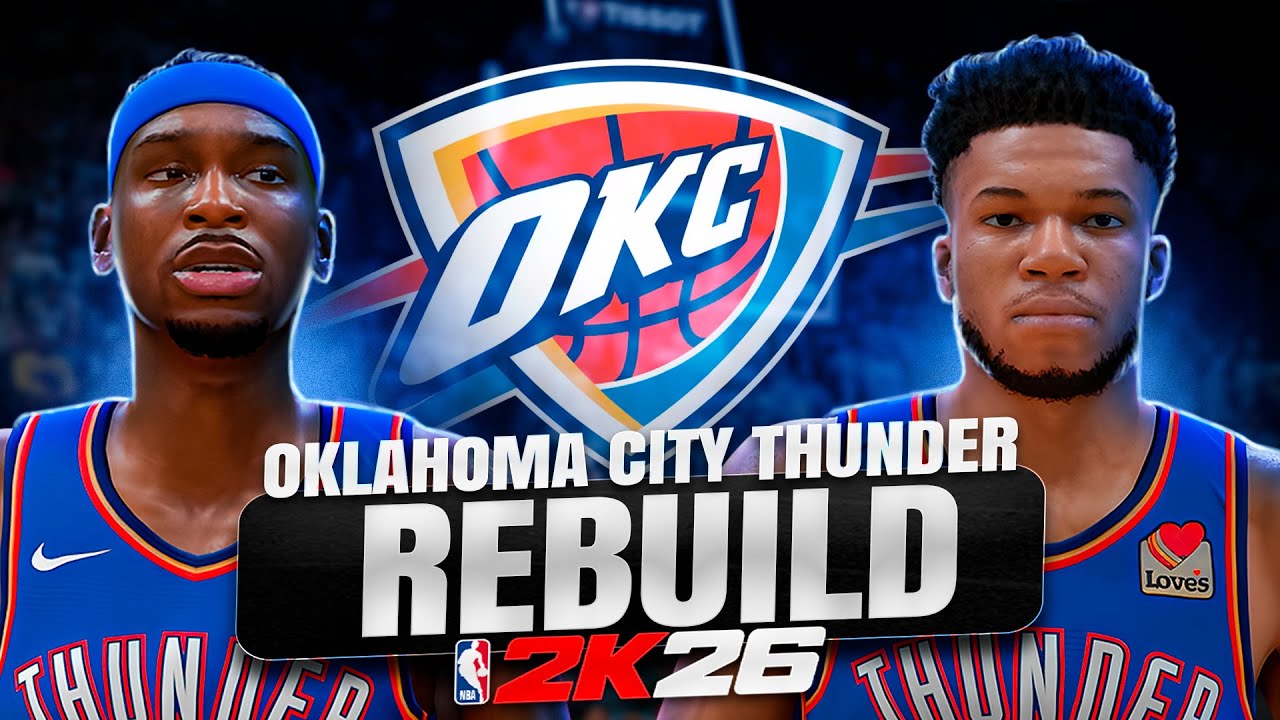 EU RECONSTRUI o OKC no NBA2K26! ⚡