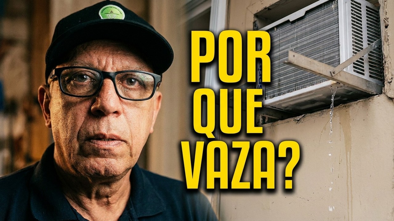 Ar Condicionado de Janela começou a escorrer água pela parede ? Entenda a causa após 3 anos de uso.