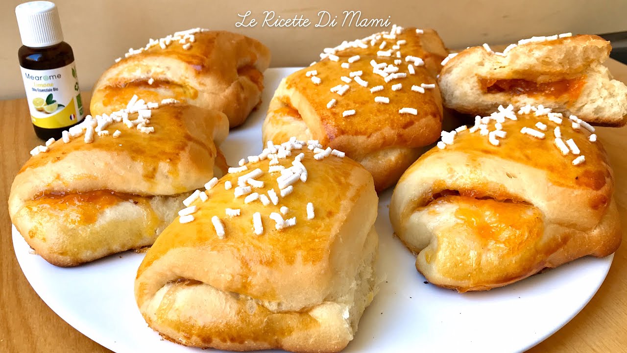 BRIOCHE DA COLAZIONE A PORTAFOGLIO Morbidissime AL LIMONE E YOGURT- Senza Burro, con Olio Essenziale