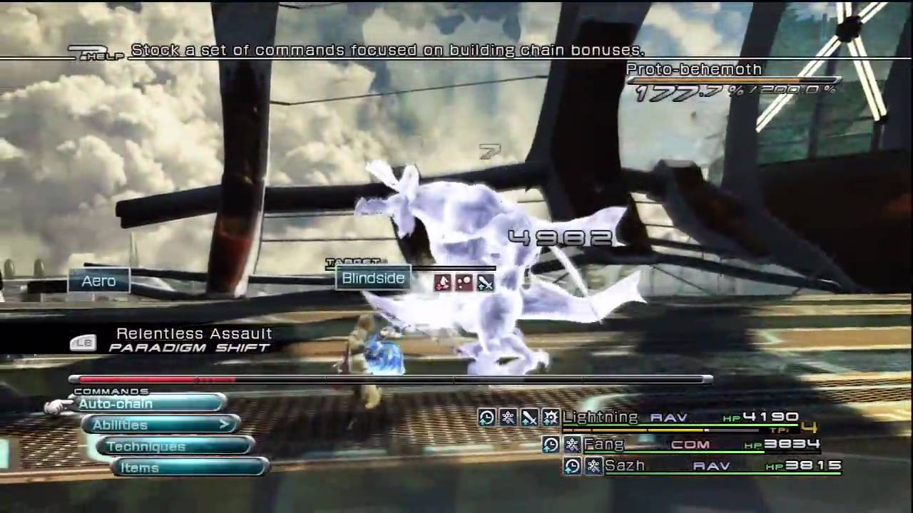 Final Fantasy XIII - Proto-Behemoth (HP:484000)