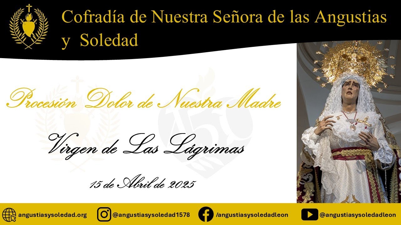 [4k] Procesión Dolor de Nuestra Madre 2025. Virgen de las Lágrimas
