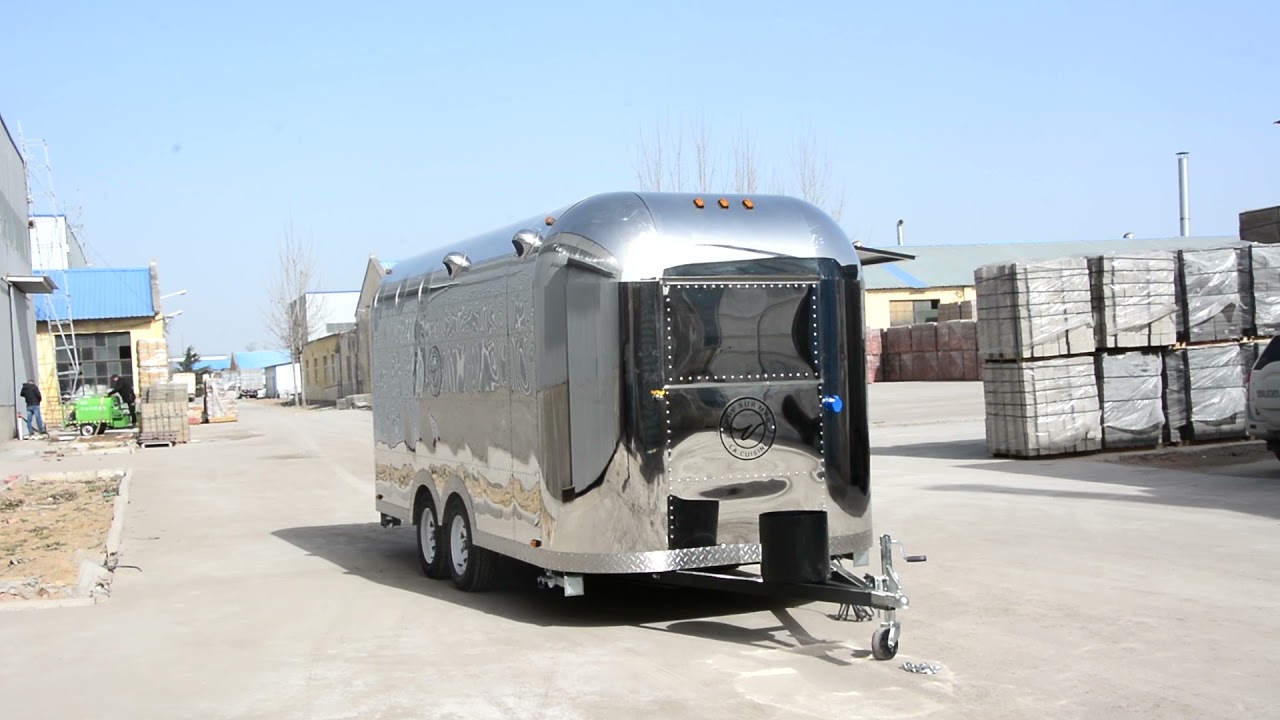SS500 airstream food truck custom concession mobile food trailer
