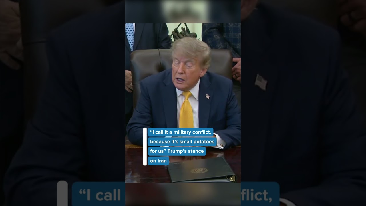 Спорное мнение Трампа об Иране: &laquo;Военный конфликт, а не война&raquo;