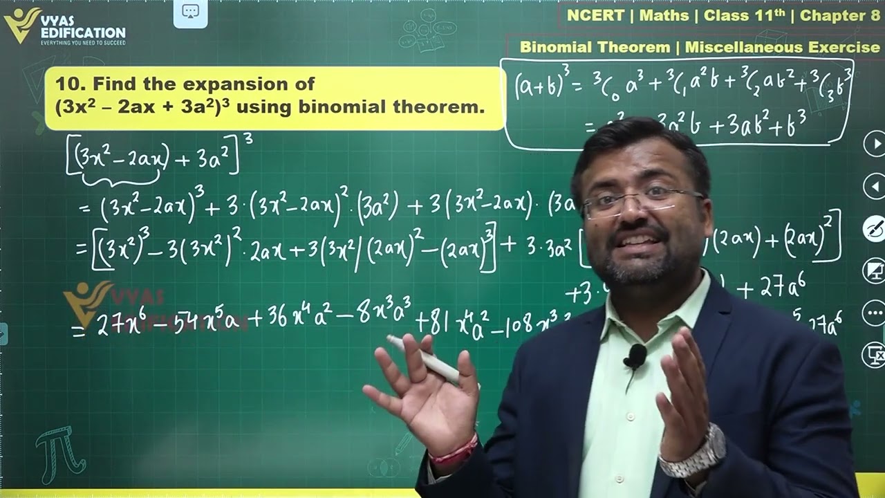 NCERT 11th Maths Chapter 8 Miscellaneous Exercise Q 10 Binomial Theorem