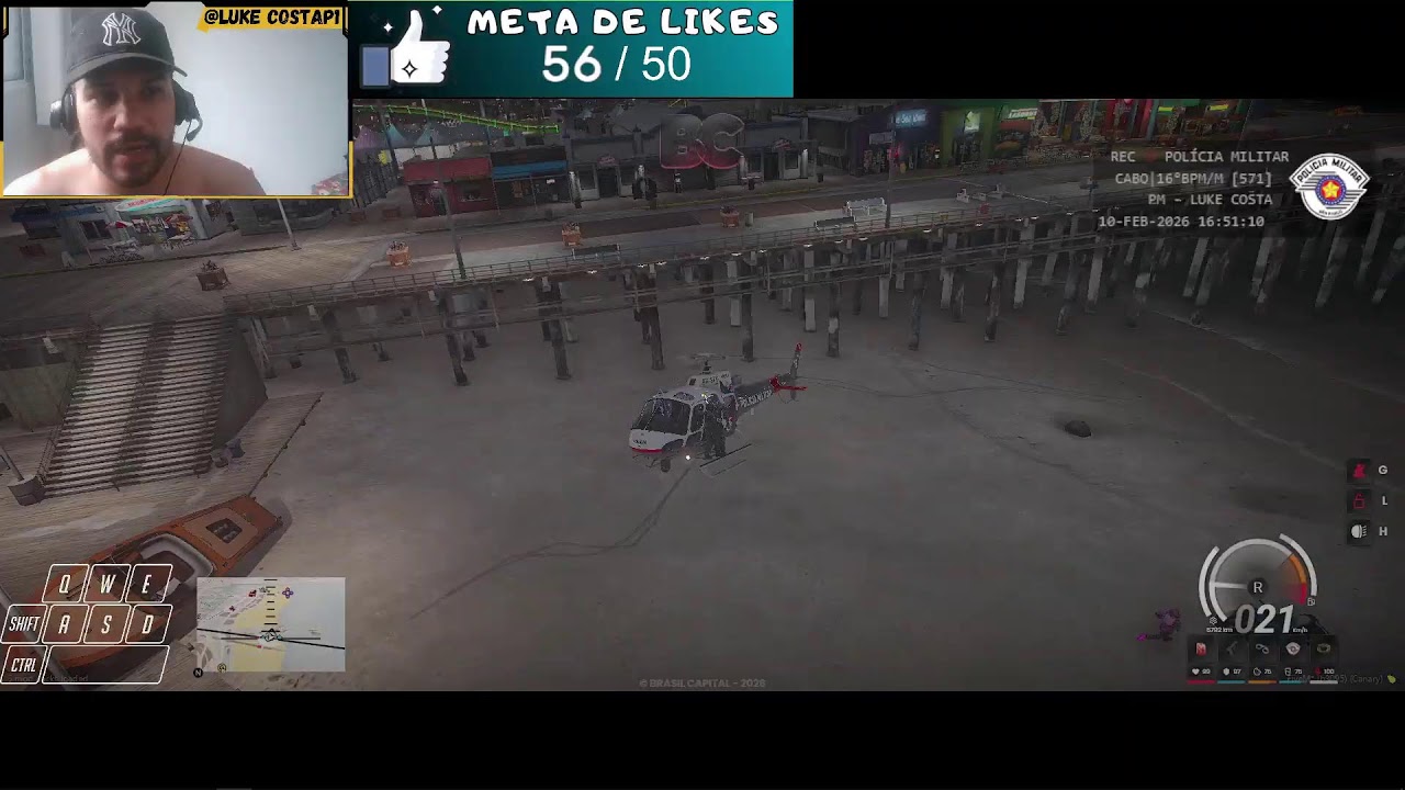 LIVE ON⭕ Brasil Capital!! Força Tatica Nas Ruas GTARP (+18) !sorteios #gta #mta #fivem