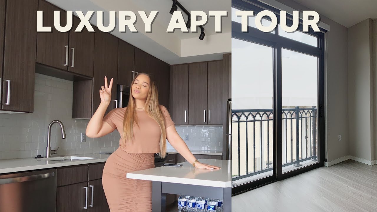 I MOVED! EMPTY LUXURY APARTMENT TOUR 2021 | KAILA KAKE