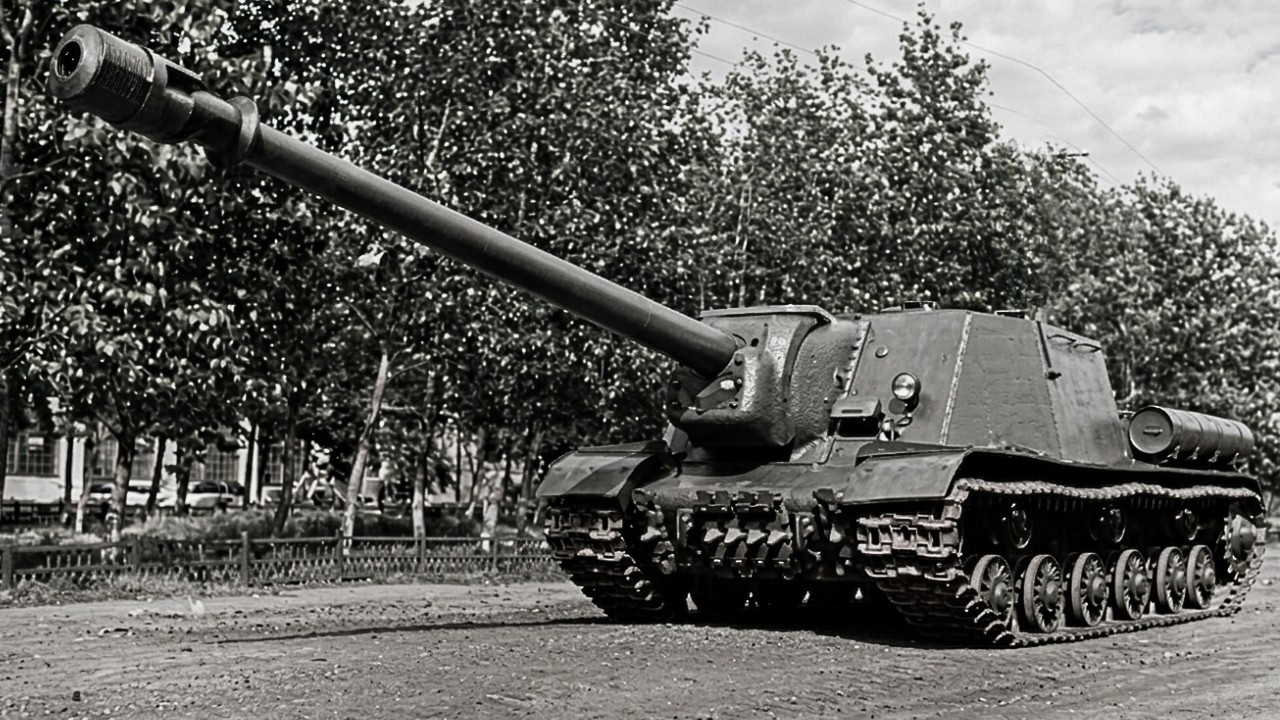 ИСУ 152 — Советский зверь, который разорвал немецкие танки Tiger на куски!