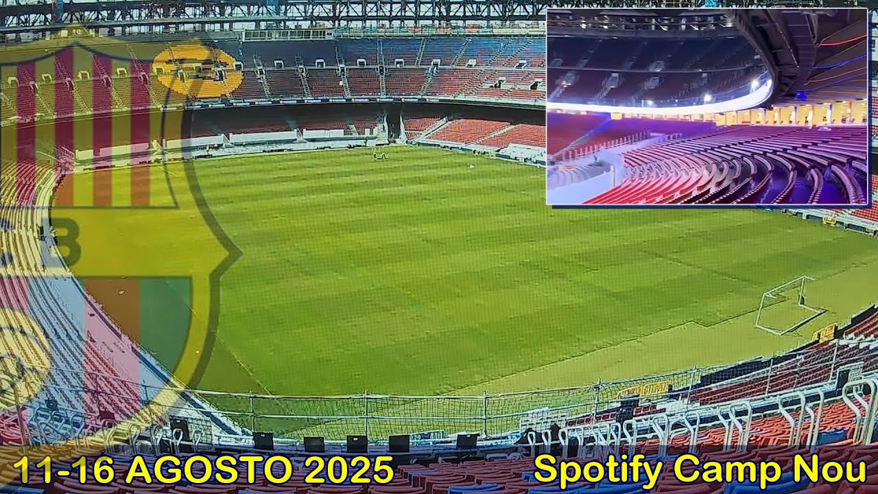 OBRAS CAMP NOU - 16 AGOSTO 2025