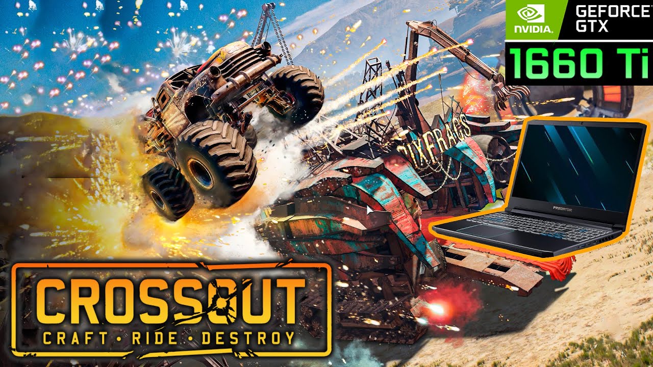 Crossout GTX 1660 Ti + i7 9750H | ULTRA graphics (FPS Benchmark /Gameplay)