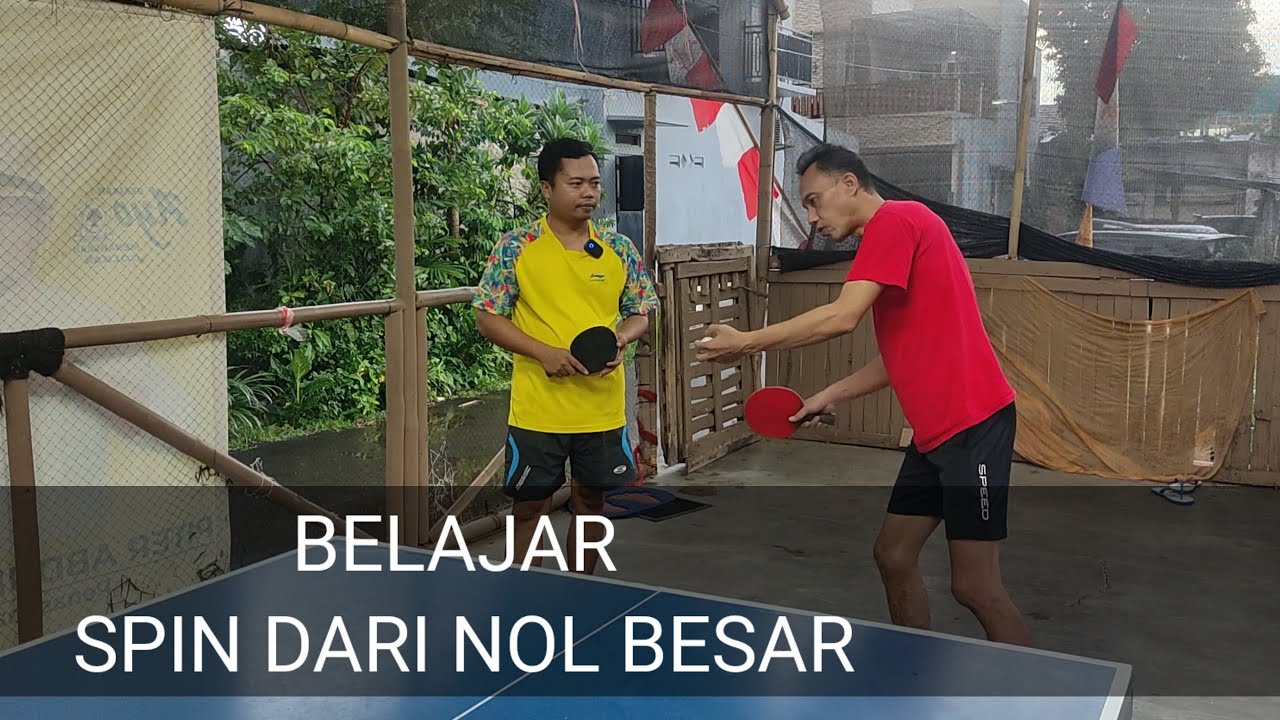 latihan teknik spin tenis meja dari nol sampai bisa