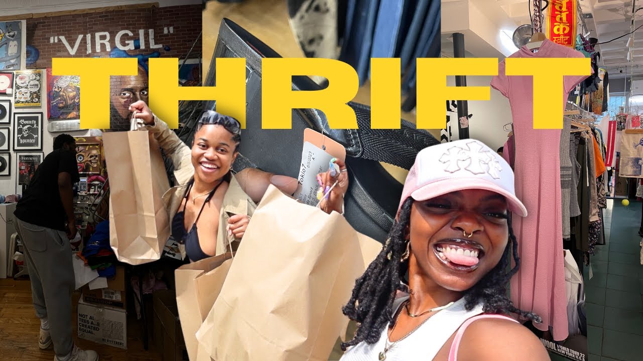 come thrifting with me in NYC | DOVER STREET MARKET sample sale, 2nd STREET USA, Tokio 7 and more!