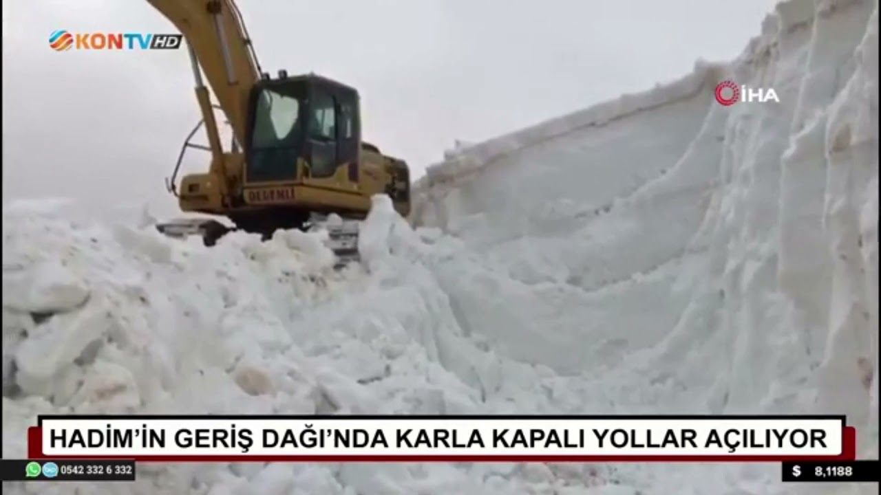Geriş Dağı yolu açılıyor