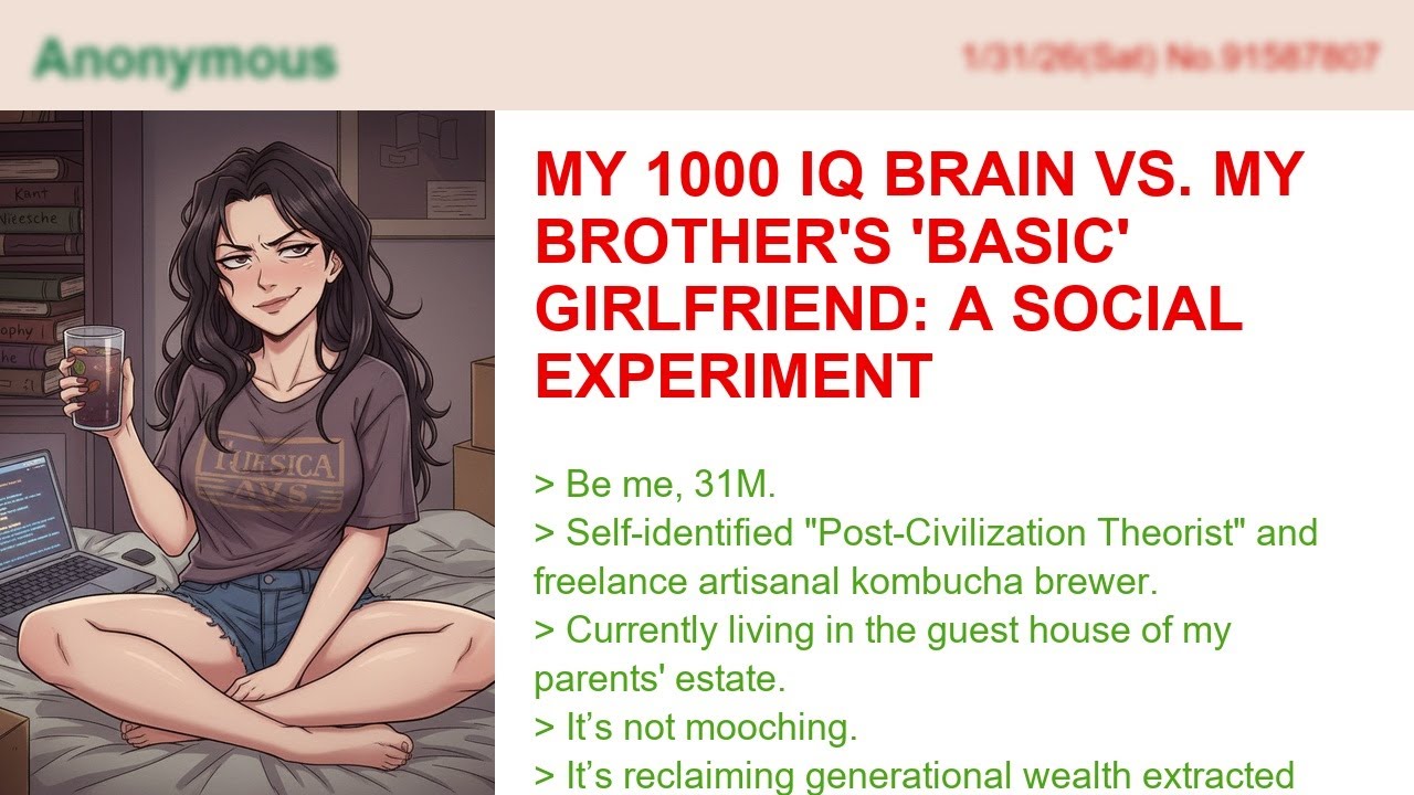 My 1000 IQ Brain vs. My Brother's 'Basic' Girlfriend: A Social Experiment