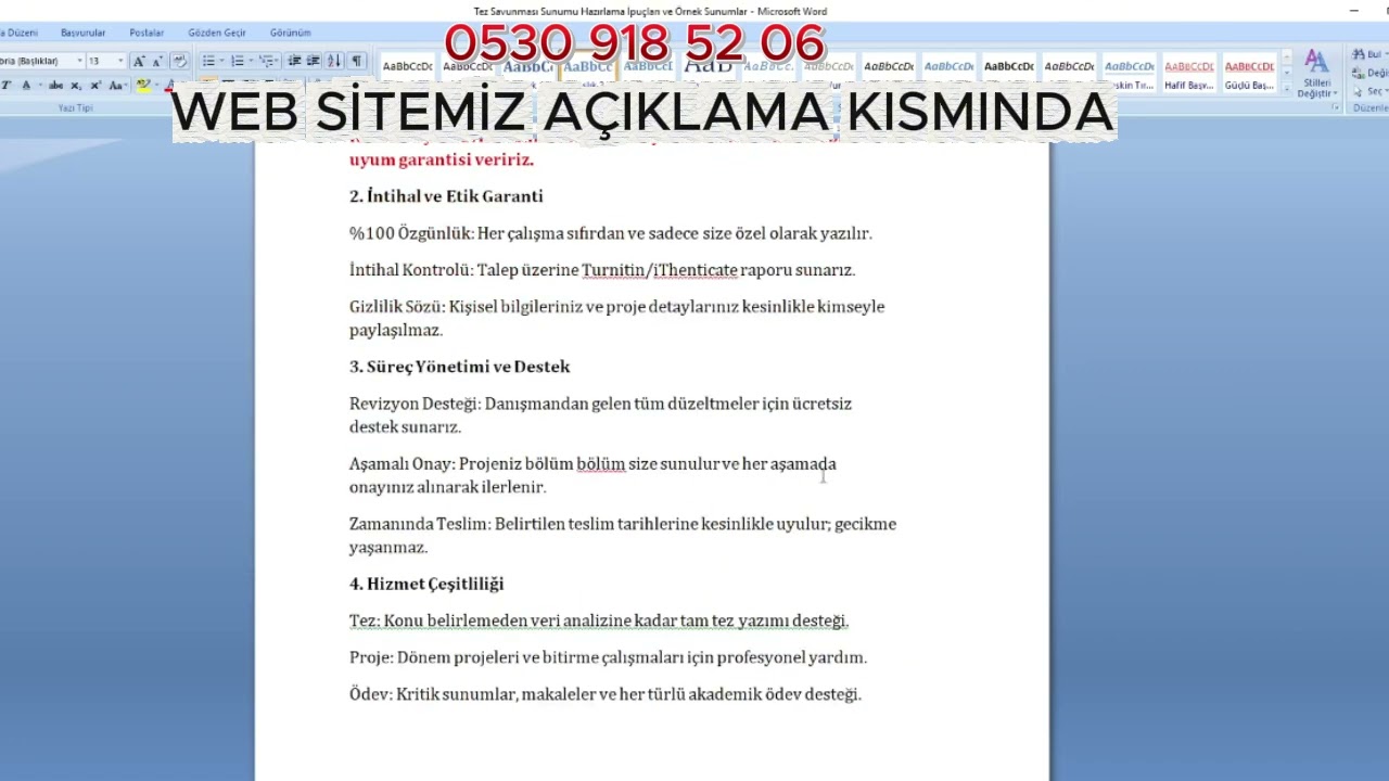 T&uuml;rkiye&rsquo;nin En İyi Tez, Proje ve &Ouml;dev Yazdırma Sitesi