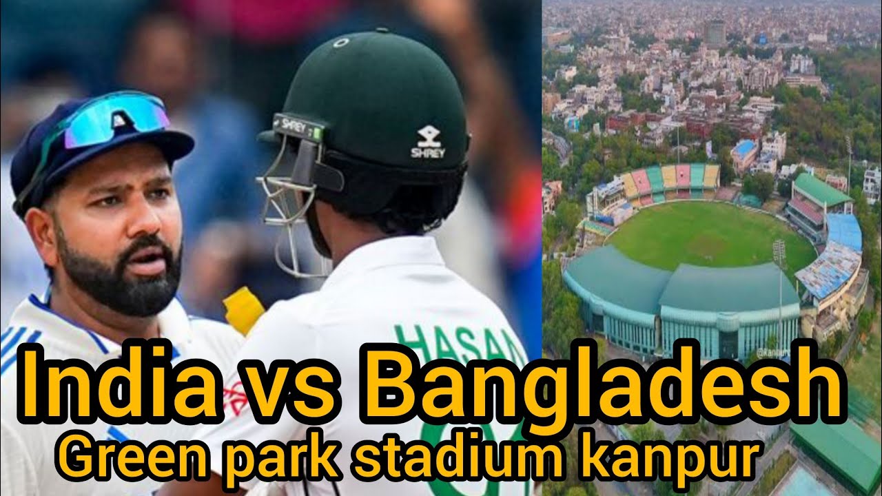 India vs Bangladesh cricket match in green park stadium kanpur || Virat Kohli in kanpur | #indvsban