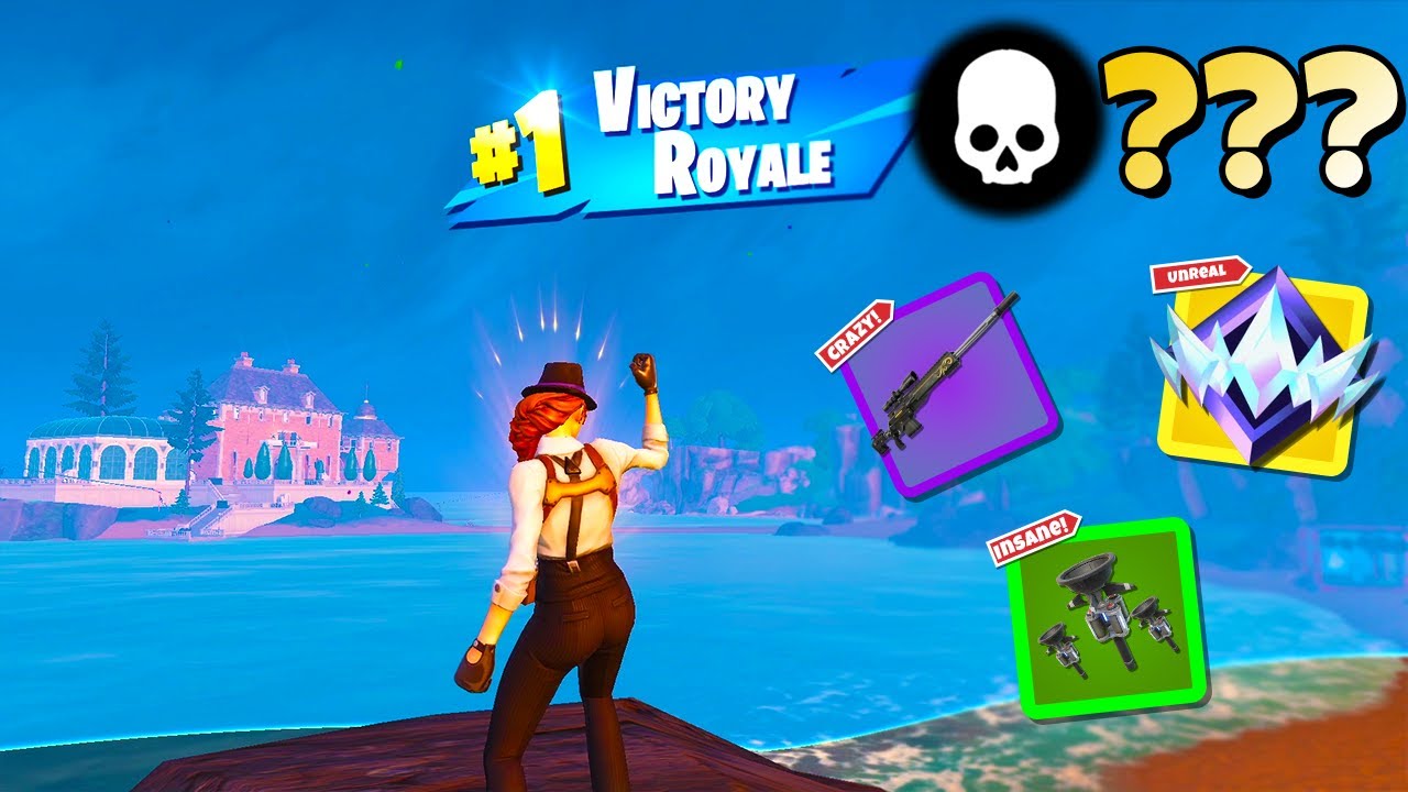 High Elimination Unreal Ranked Solo Win Gameplay (Fortnite Chapter 5 Zero Builds)