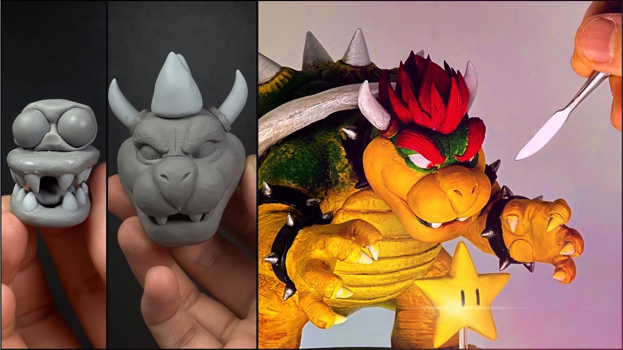 Создать Bowser (Movie.ver) с помощью Clay / Super Mario Bros 2023 [kiArt]