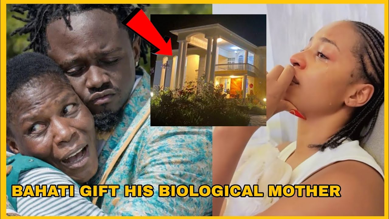 Diana bahati Shocked!Bahati gift his real mother multimillion  house after DNA Results