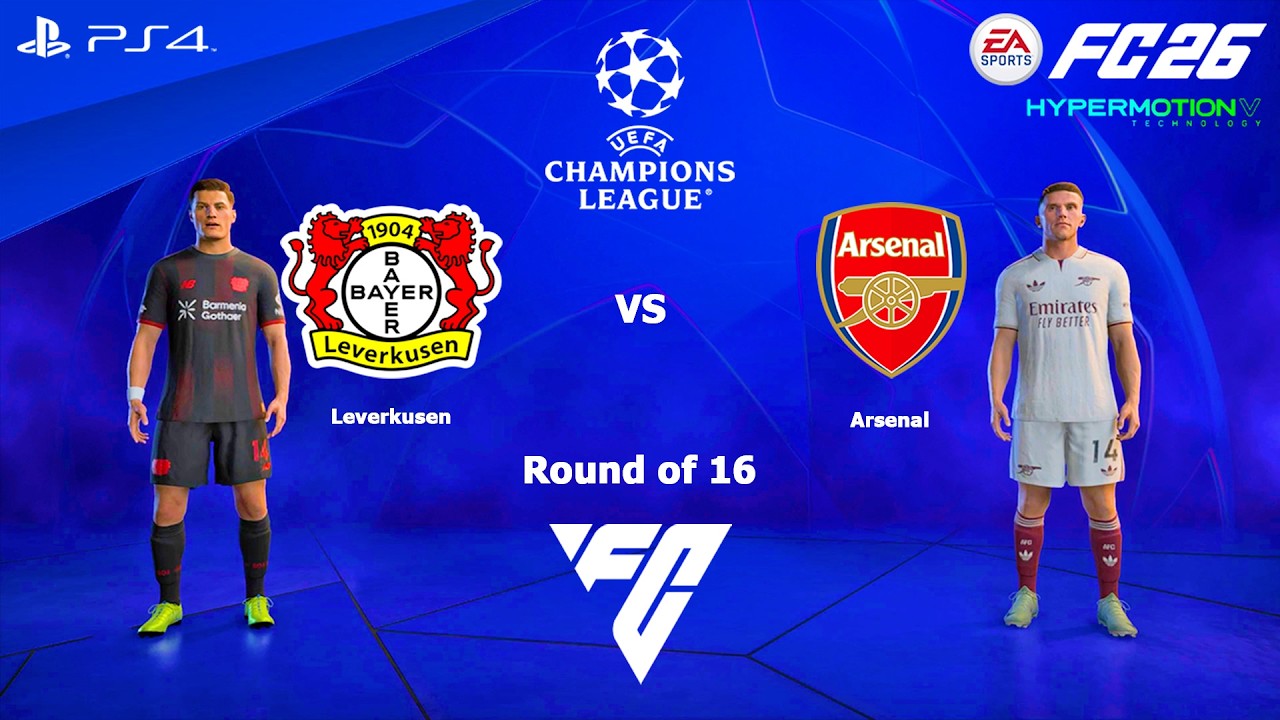 FC 26 PS4 - Bayer Leverkusen vs Arsenal | UEFA Champions League Match
