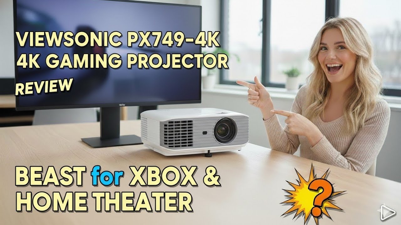 ViewSonic PX749-4K Review: 4K Gaming Projector BEAST for Xbox & Home Theater