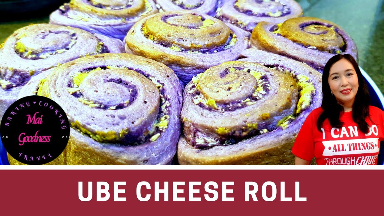 Ube Cheese Roll by Mai Goodness | Purple Yam Cheese Roll | One Rise Only