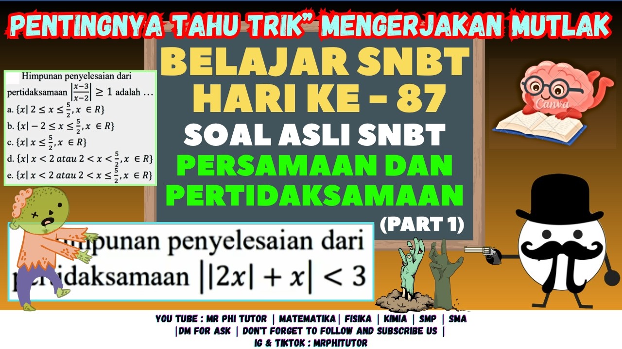 Day 87 Belajar SNBT–Jangan Pernah Meremehkan Syarat Mutlak (1) #snbt #belajaronline #utbk #snbt2026