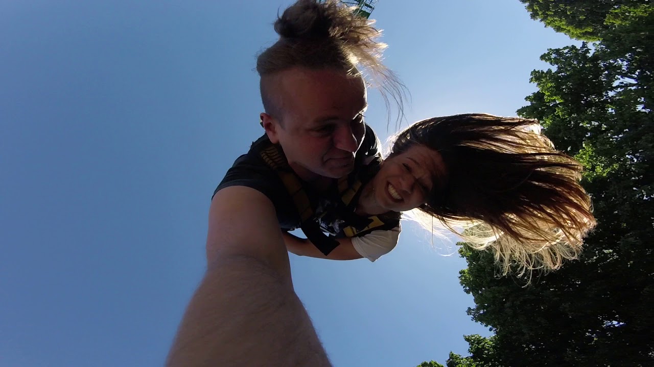 Monika i Szymon skaczą na bungee! :D