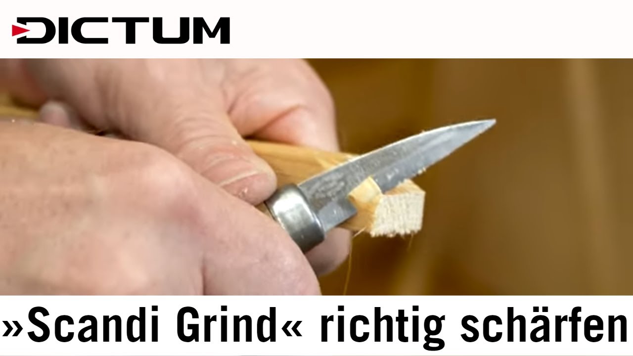 Scandi Grind - Messer mit skandinavischem Anschliff sch&auml;rfen
