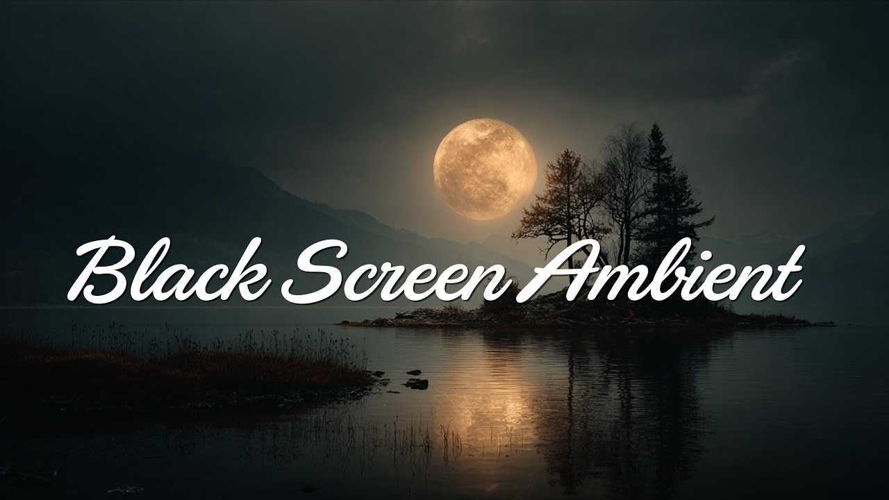Deep Sleep Ambience with Rain | Black Screen | 8 Hours
