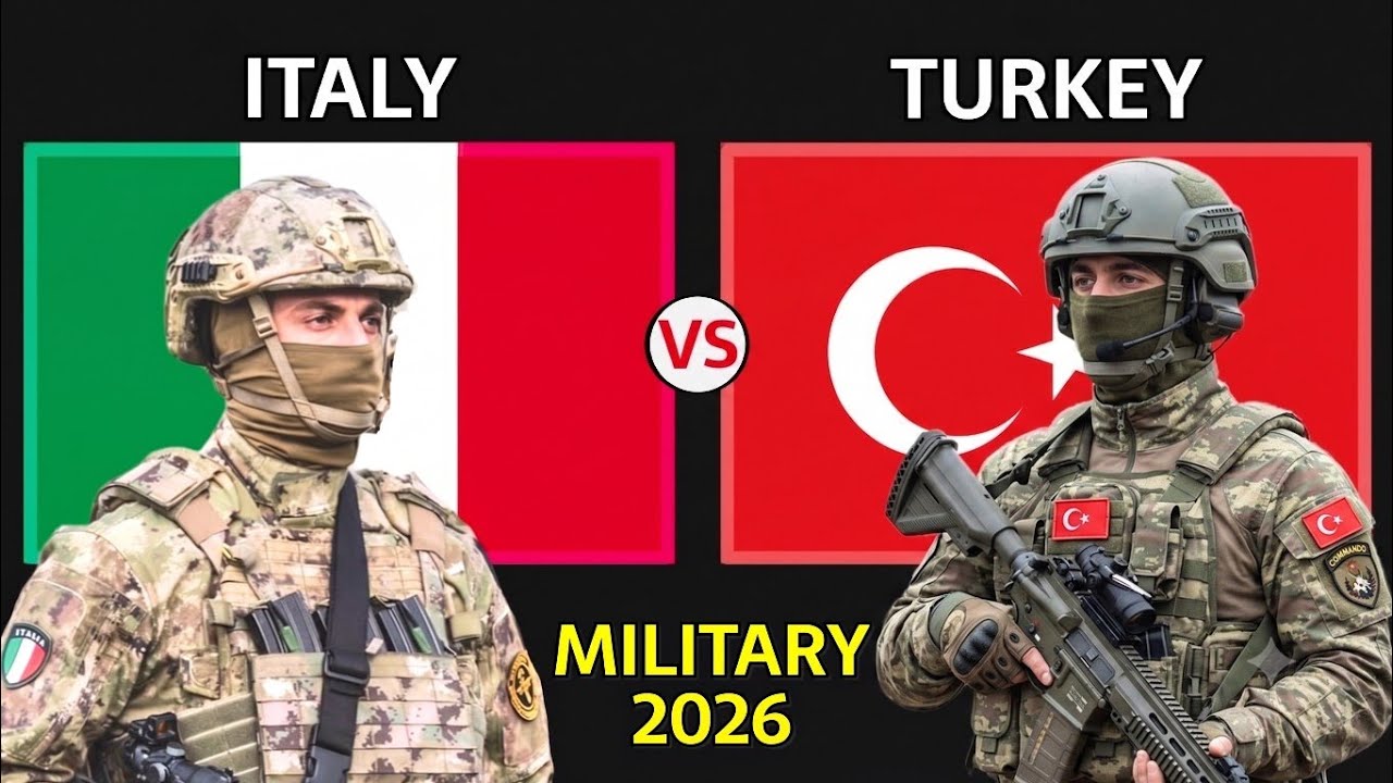 T&uuml;rkiye vs Italy Military Power Comparison 2026