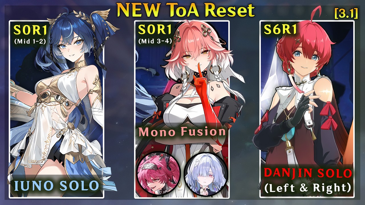 DANJIN & IUNO SOLO | CHANGLI LUPA MORNYE QUICKSWAP | NEW TOA RESET [02/02/26] | WUTHERING WAVES 3.1