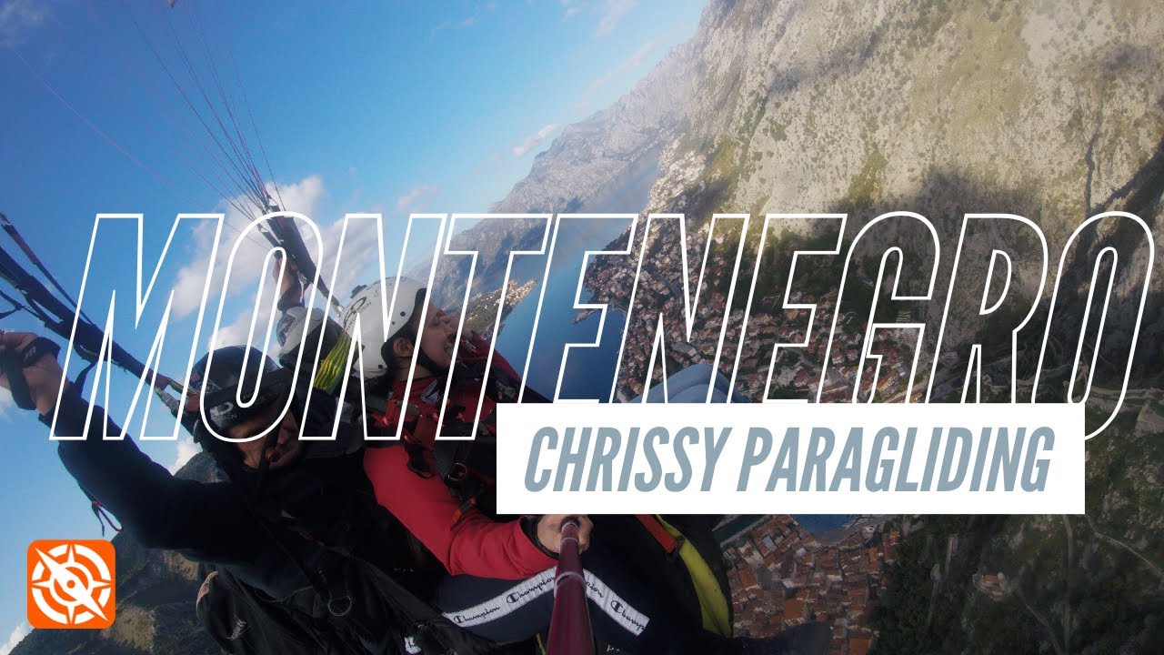 Paragliding in Kotor, Montenegro | Chrissy of the Vagasotans