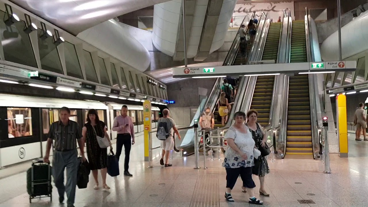 M3-M4 Metró Kálvin Téri átszállás 2018