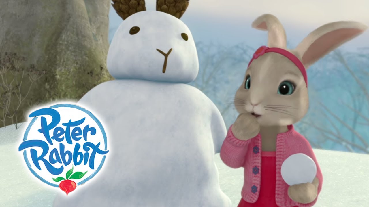Peter Rabbit - Bunny Snowman | Cartoons for Kids