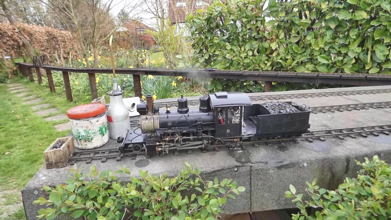 16mm Scale Coal Fired 2 6 0 Tender Locomotive