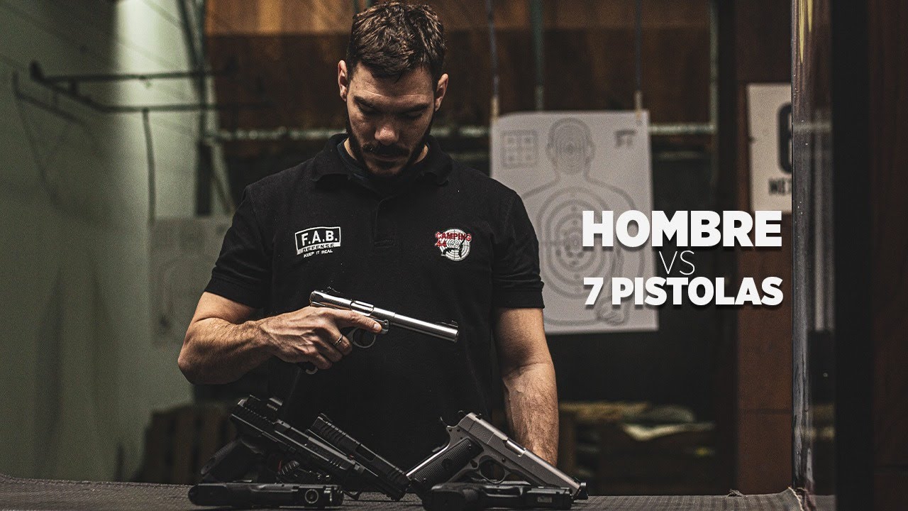 UN HOMBRE VS 7 PISTOLAS
