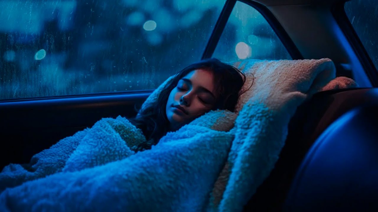 Perfect Sleep with Torrential Rain & Deep Thunder on Car in an Epic Rainforest Storm at Night