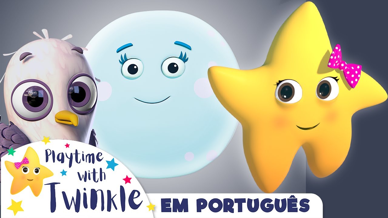 ⭐Twinkle e a lua | Brincadeira com Twinkle Star | aprenda com Twinkle | Little Baby Bum em Português