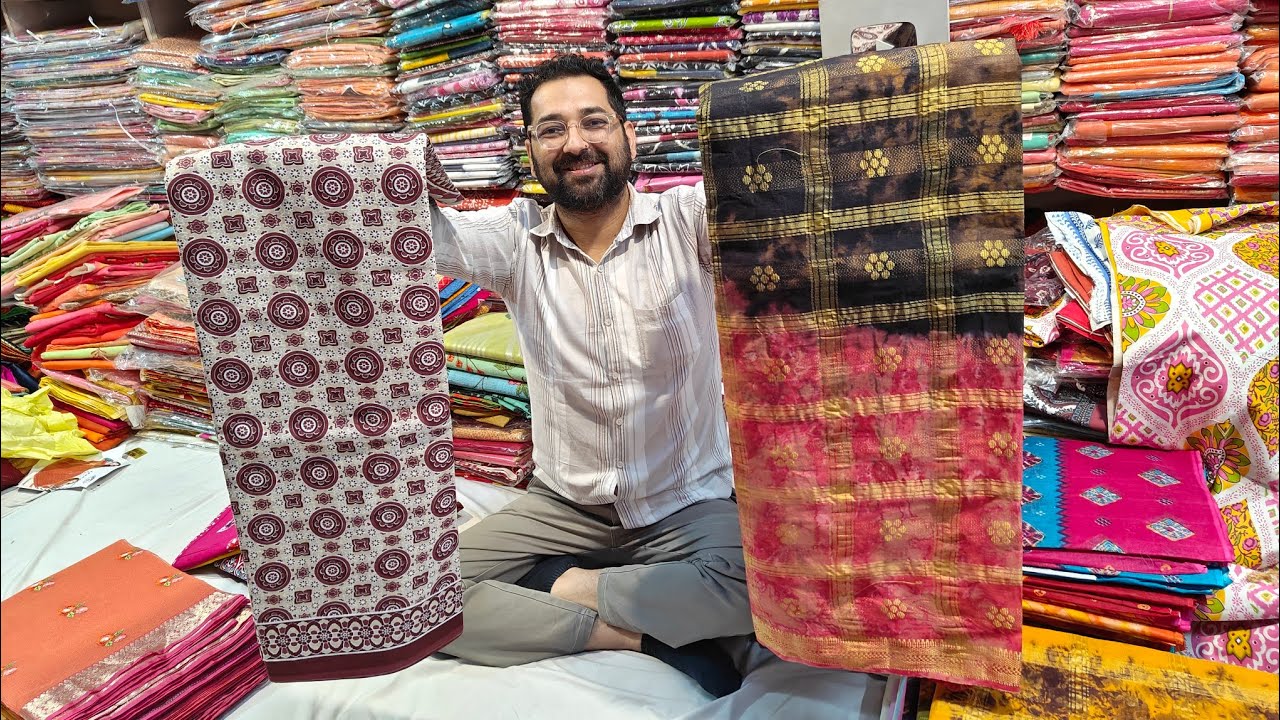 Cotton Hand Made Tye & Dye Sarees, Mulmul Cotton & Kota Cotton Doria Latest Collection