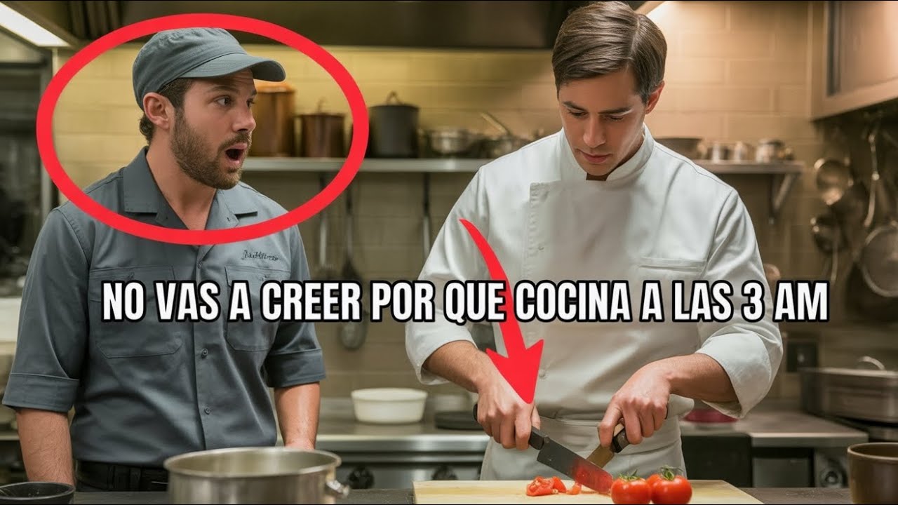 Revelador: Chef Afroamericano Trabajando a las 3 AM, Descubre la Increíble Razón de su Elección