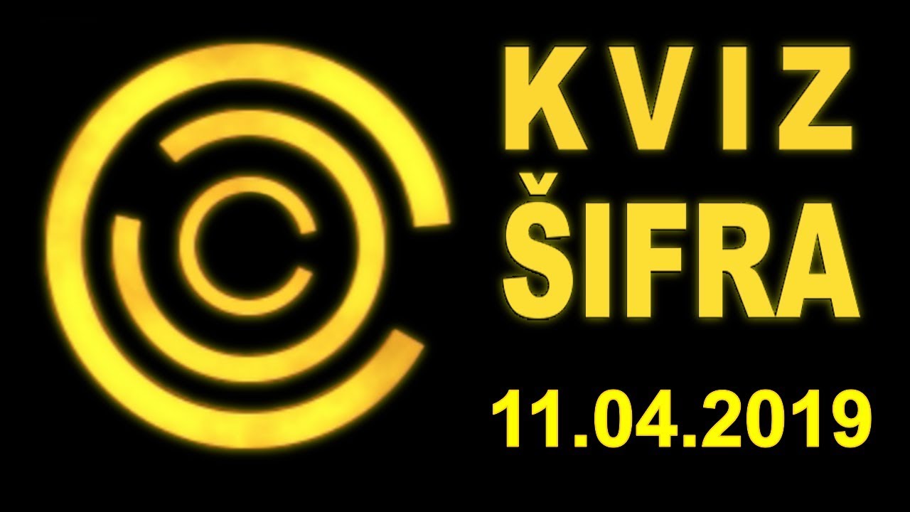 KVIZ ŠIFRA (11.4.2019)