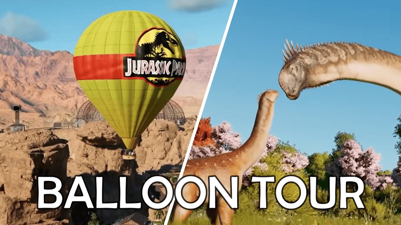 BALLOON TOUR ATTRACTION BREAKDOWN | Jurassic World Evolution 3