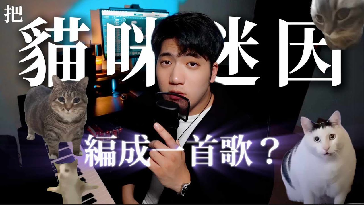 把最有名的貓咪迷因寫成一首歌！？結果超好聽！浪費才華系列