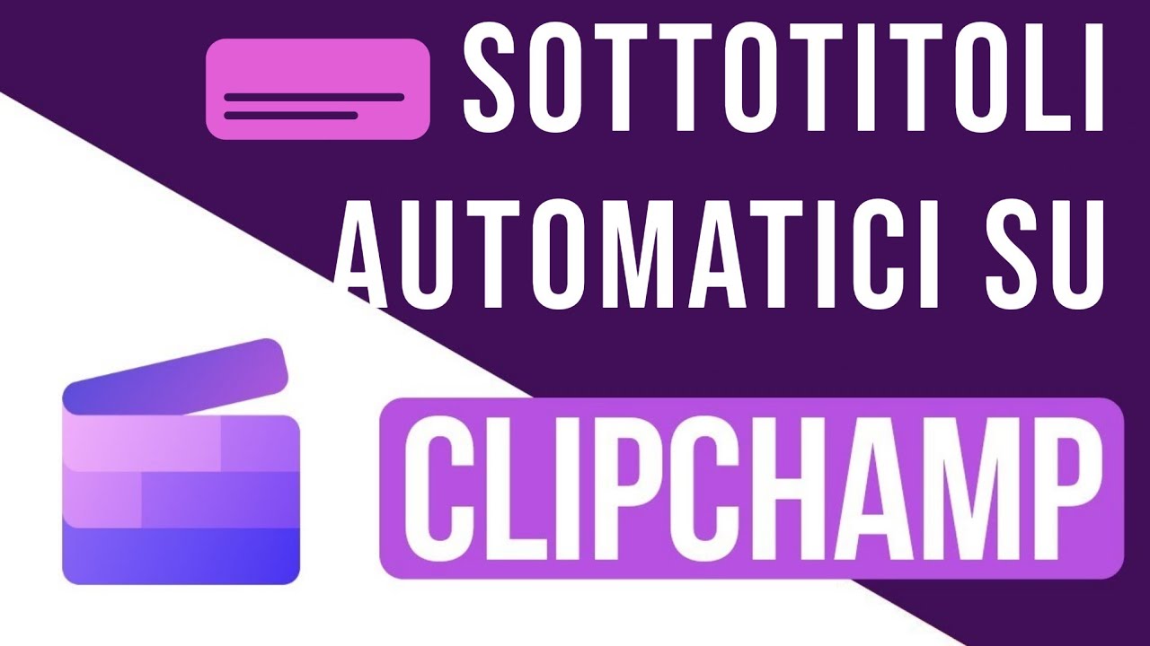 Come creare SOTTOTITOLI AUTOMATICI gratis con CLIPCHAMP