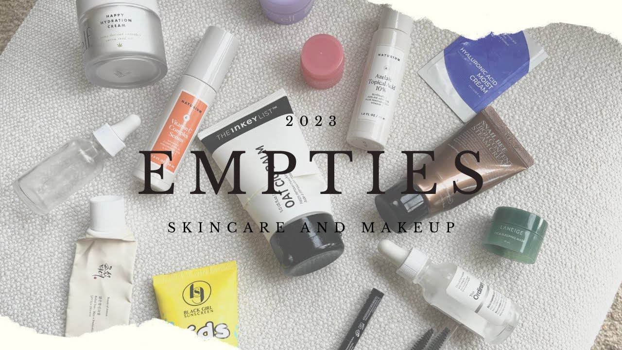Skincare and Makeup Empties 2023 | Would I Repurchase?