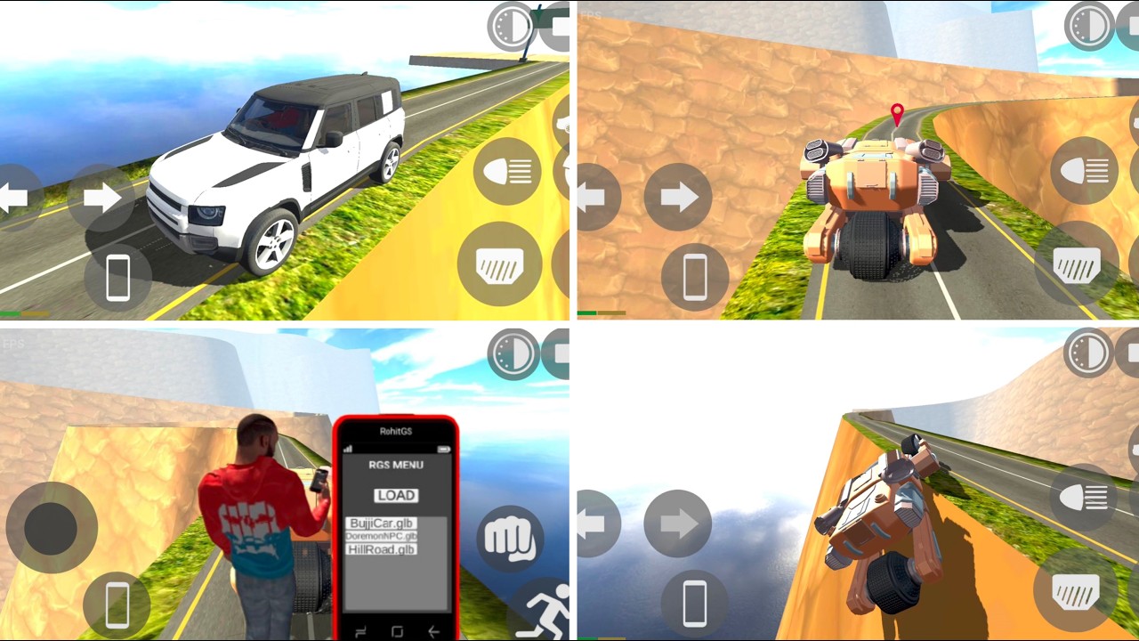 Hill Road in Indian Bike Driving 3d🔥|| indian bike driving 3d new update🤑| Multiplayer Cheat Code ||